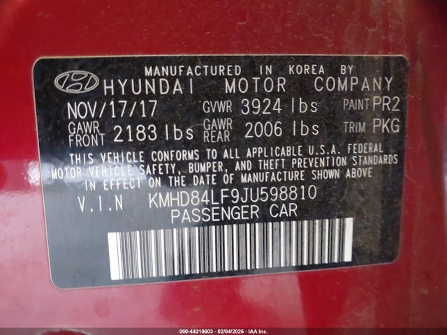 HYUNDAI ELANTRA SEL - 9