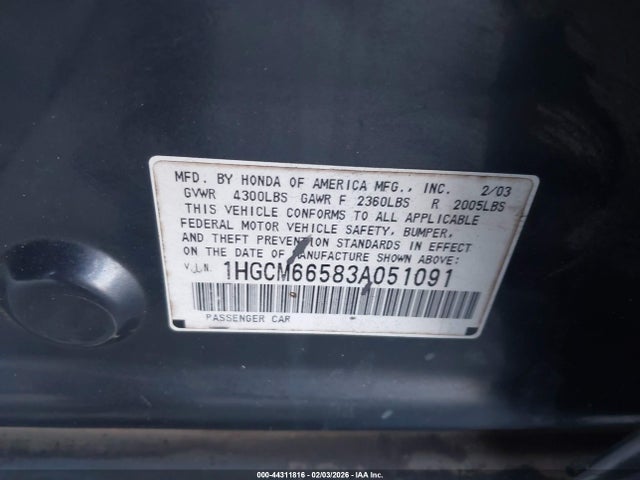 HONDA ACCORD 3.0 EX - 9