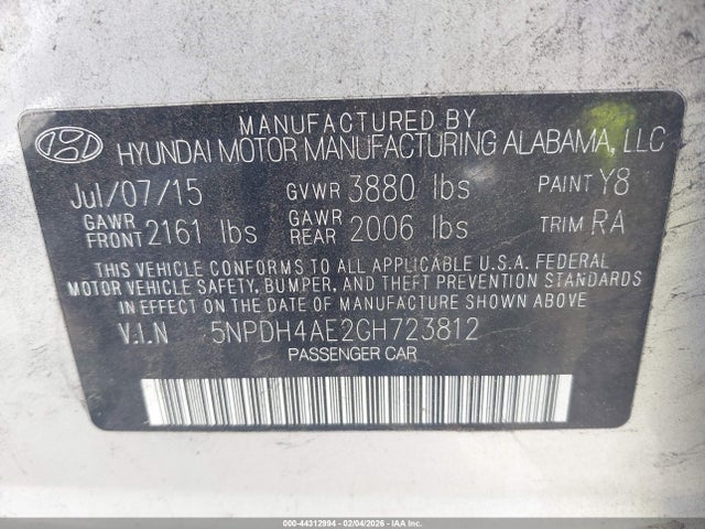 HYUNDAI ELANTRA SE - 9