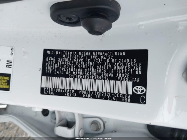 صورة 9 لـ 2022 Toyota COROLLA LE