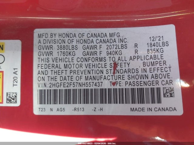 HONDA CIVIC SPORT - 9