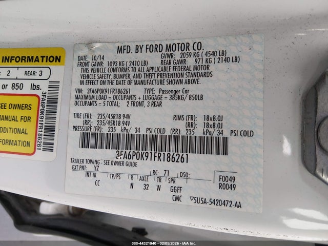 FORD FUSION TITANIUM - 9
