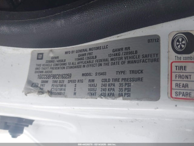 CHEVROLET COLORADO WORK TRUCK - 9