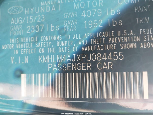 HYUNDAI ELANTRA HYBRID BLUE - 9