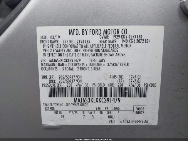 2019 FORD ECOSPORT TITANIUM 9