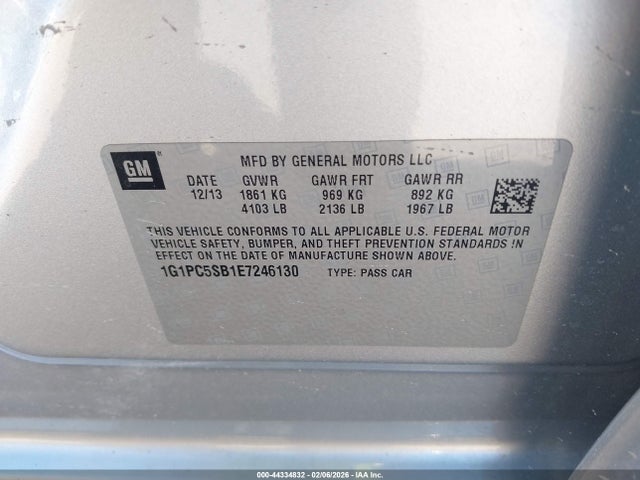 CHEVROLET CRUZE 1LT AUTO - 9