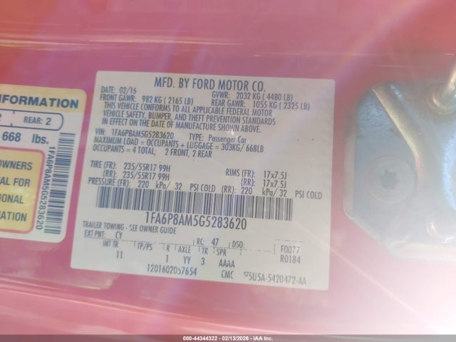FORD MUSTANG V6 - 9
