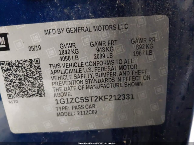 CHEVROLET MALIBU 1FL - 9