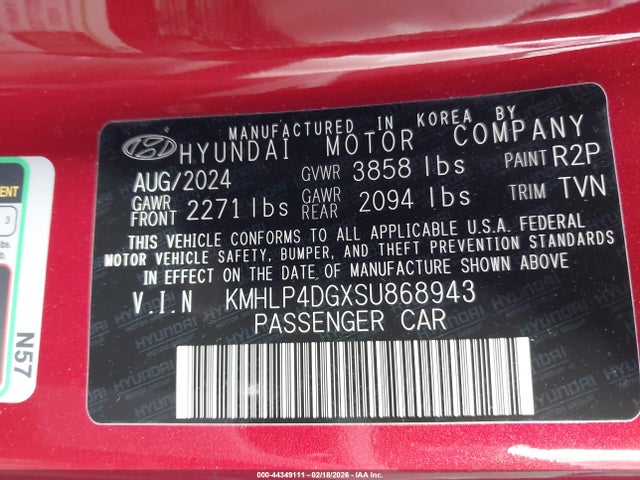 HYUNDAI ELANTRA LIMITED - 9