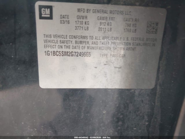 CHEVROLET CRUZE LS AUTO - 9