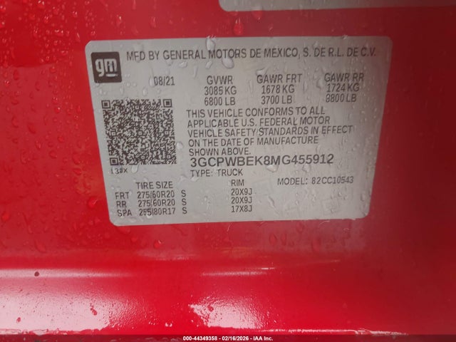 CHEVROLET SILVERADO 1500 2WD SHORT BED CUSTOM - 9