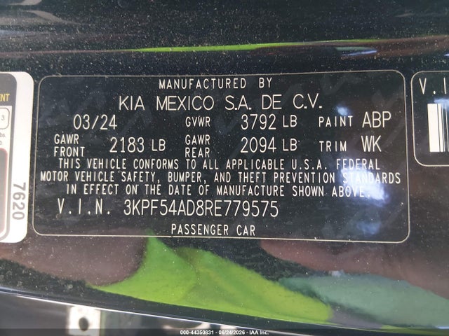 2024 KIA FORTE GT-LINE 照片 9