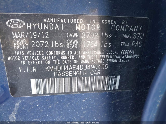 صورة 9 لـ 2013 Hyundai ELANTRA GLS/LIMITED