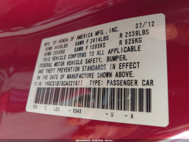 HONDA ACCORD - 9