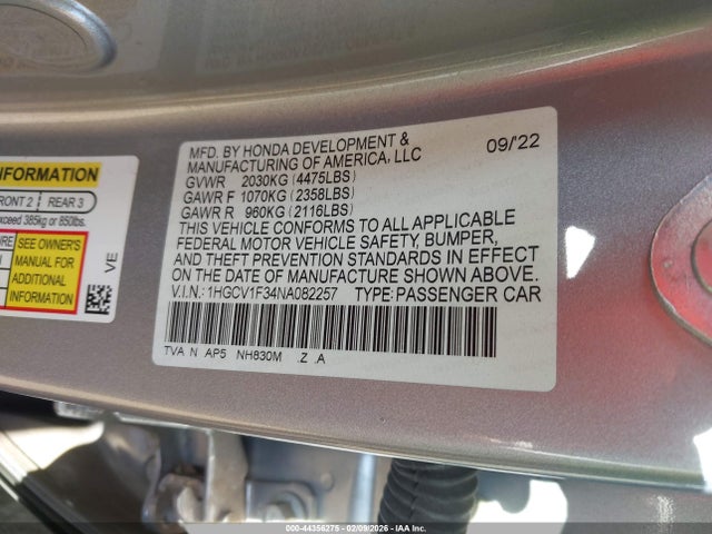 HONDA ACCORD SPORT - 9