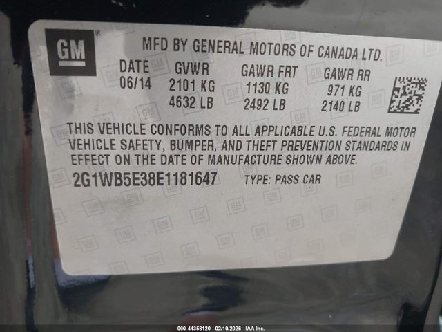 2014 Chevrolet IMPALA LIMITED LT 照片 9