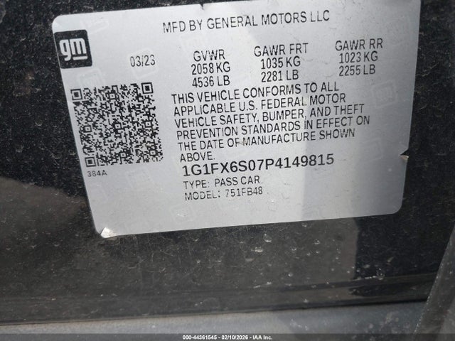 CHEVROLET BOLT EV FWD 2LT - 9