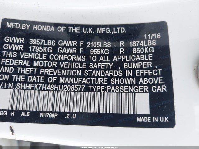 HONDA CIVIC SPORT - 9