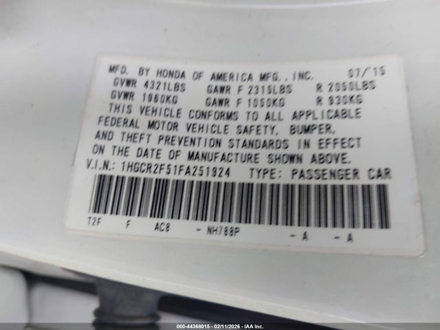 HONDA ACCORD SPORT - 9