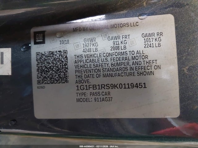 CHEVROLET CAMARO 1LT - 9