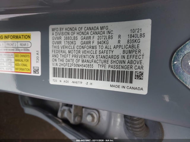 HONDA CIVIC SPORT - 9