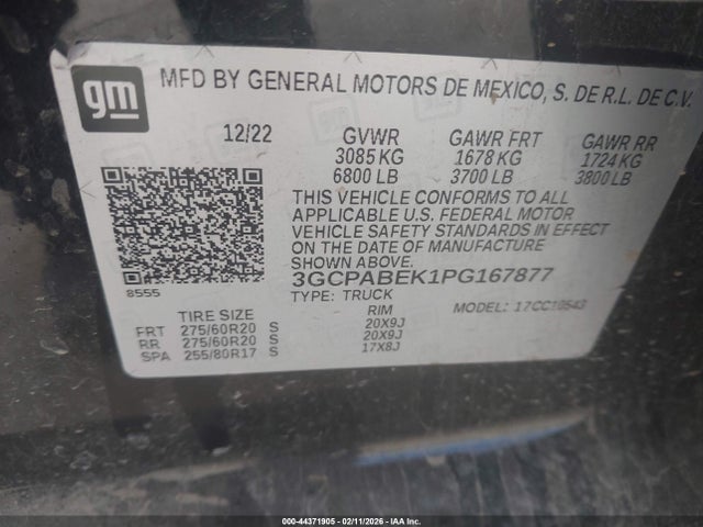 CHEVROLET SILVERADO 1500 2WD SHORT BED CUSTOM - 9