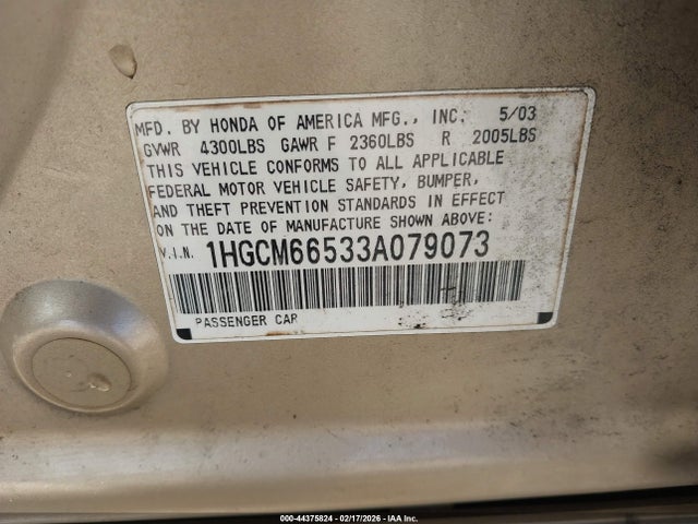 HONDA ACCORD 3.0 EX - 9