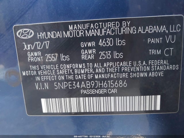 HYUNDAI SONATA LIMITED 2.0T - 9