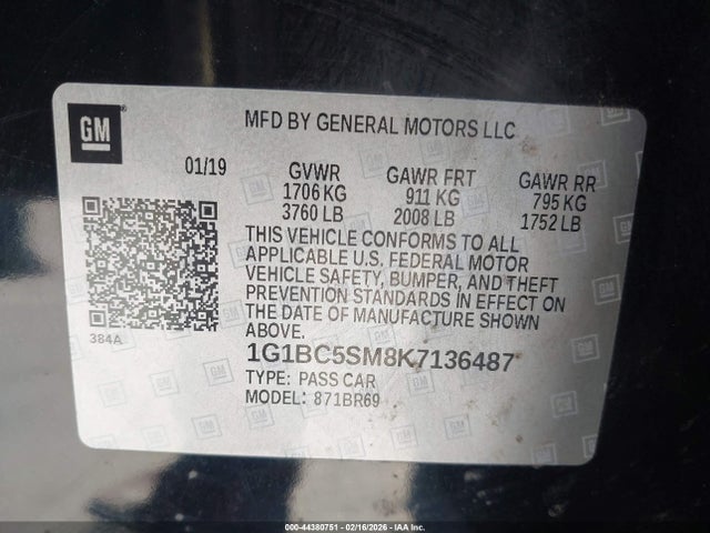 CHEVROLET CRUZE LS - 9