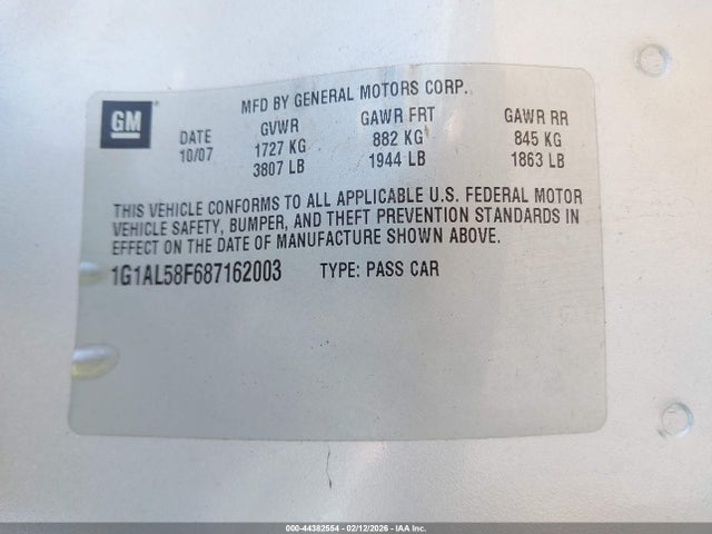 CHEVROLET COBALT LT - 9