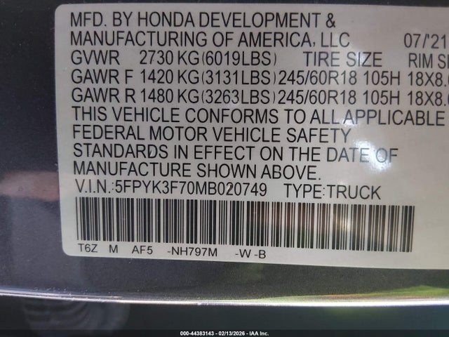 HONDA RIDGELINE RTL-E - 9