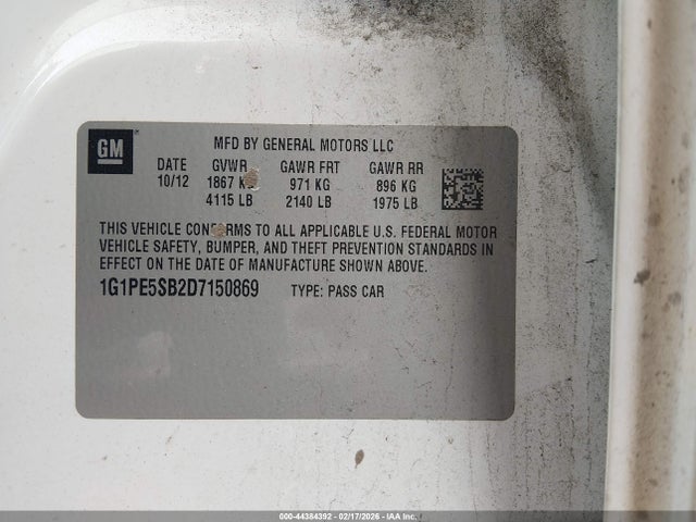 CHEVROLET CRUZE 2LT AUTO - 9