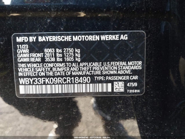 2024 BMW I5 EDRIVE40 照片 9