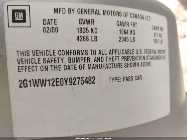 CHEVROLET MONTE CARLO LS - 9