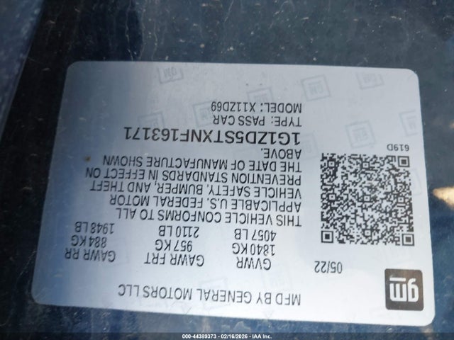 CHEVROLET MALIBU FWD LT - 9