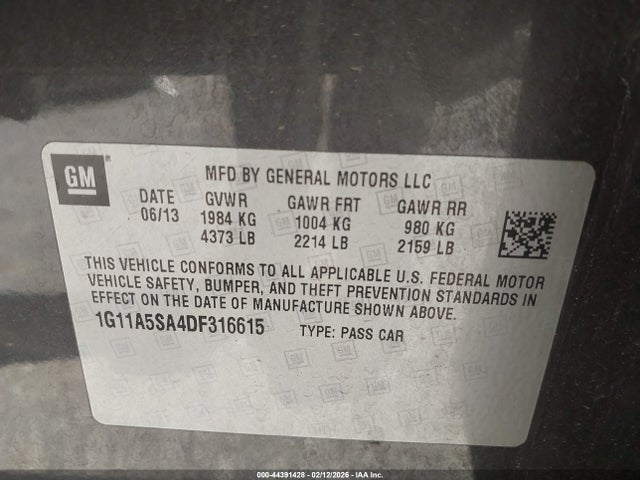 CHEVROLET MALIBU 1FL - 9