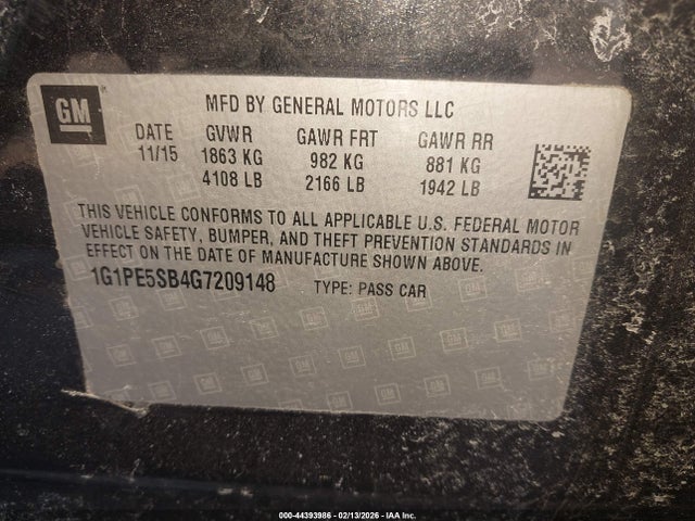 CHEVROLET CRUZE LIMITED 1LT AUTO - 9