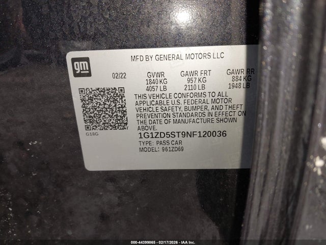 CHEVROLET MALIBU FWD LT - 9