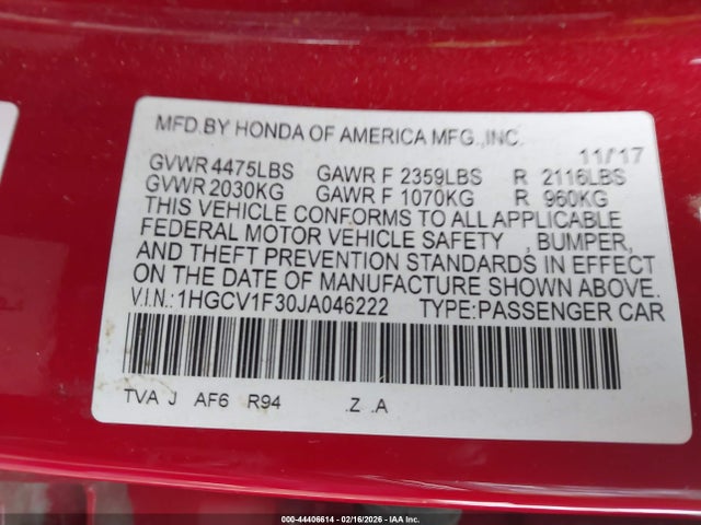 HONDA ACCORD SPORT - 9