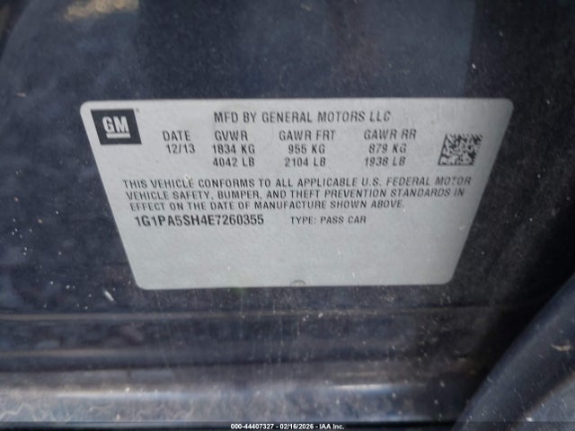 CHEVROLET CRUZE LS AUTO - 9