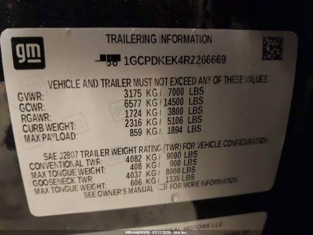 CHEVROLET SILVERADO 1500 4WD SHORT BED LT WITH 2FL - 9