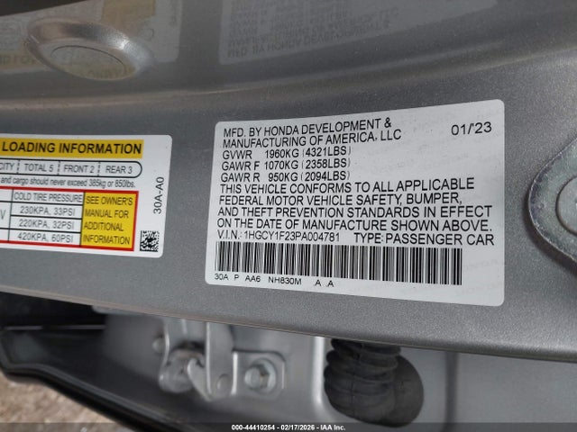 2023 HONDA ACCORD LX 9