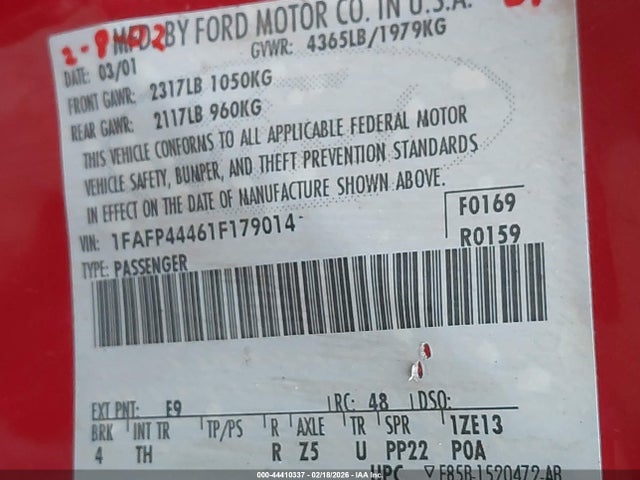 FORD MUSTANG - 9