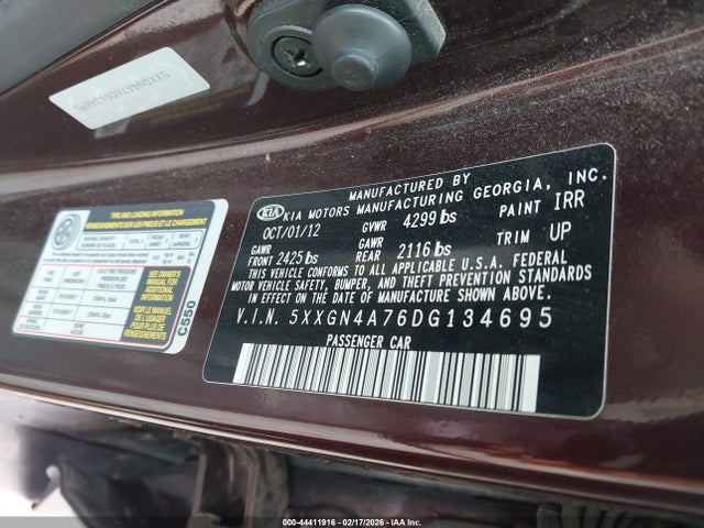 2013 KIA OPTIMA EX 照片 9