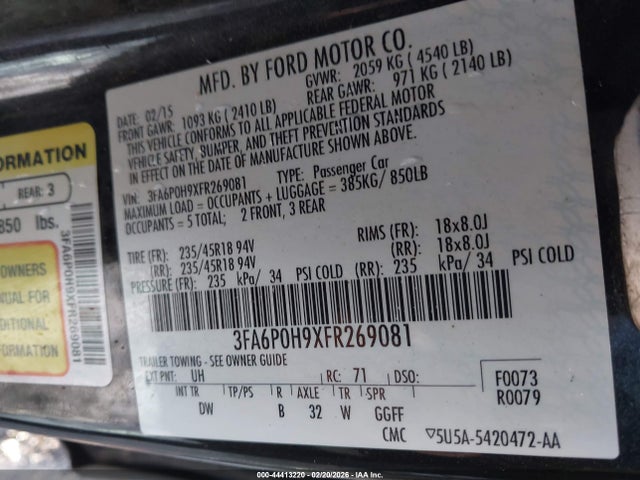 FORD FUSION SE - 9