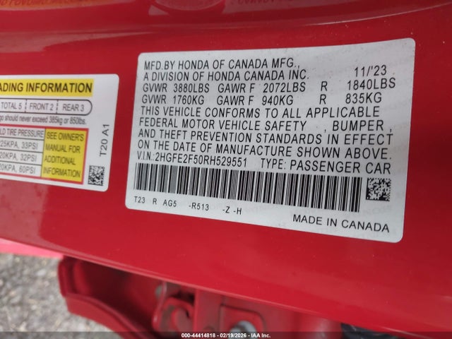 HONDA CIVIC SPORT - 9