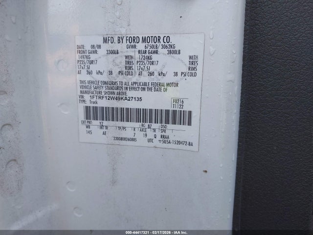 FORD F-150 STX/XL/XLT - 9