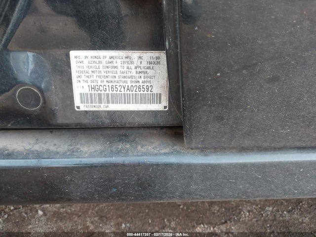 HONDA ACCORD 3.0 EX - 9