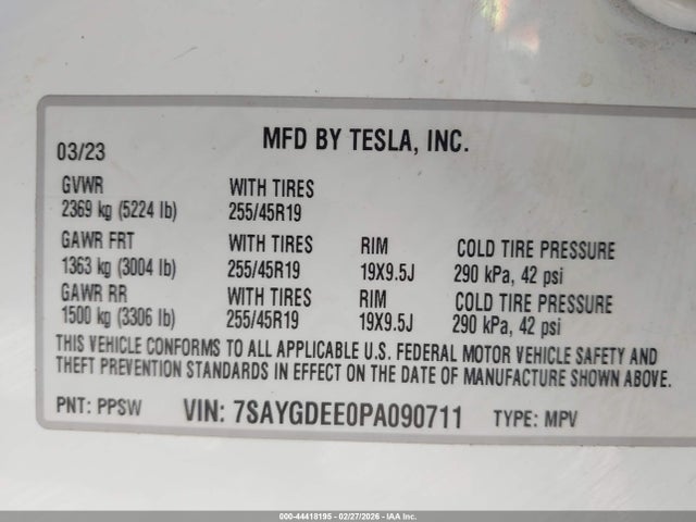 2023 TESLA MODEL Y 9