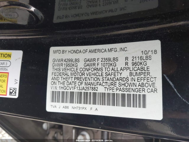 HONDA ACCORD LX - 9
